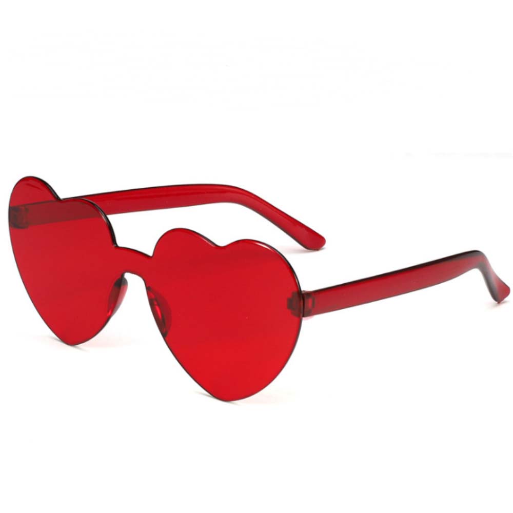Hartjes zonnebril - Rood